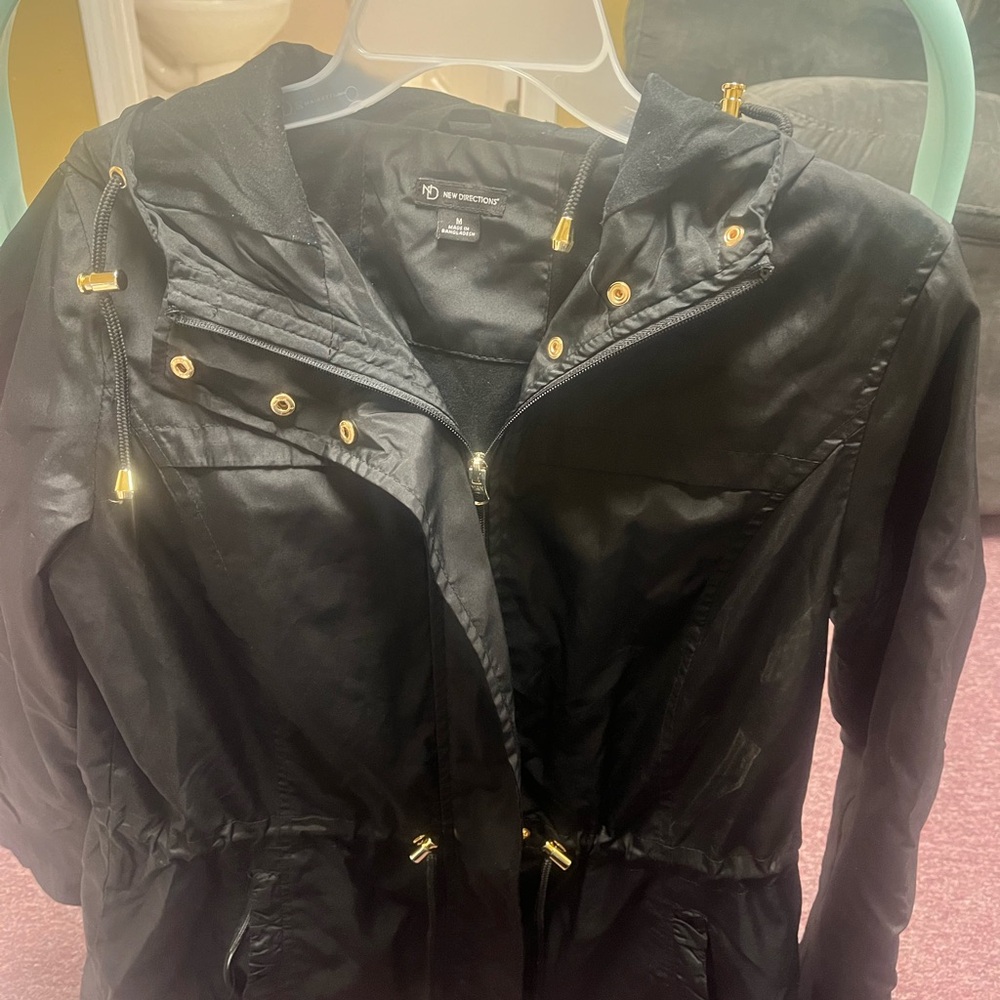 Ladies new direction jacket with zip out hood.